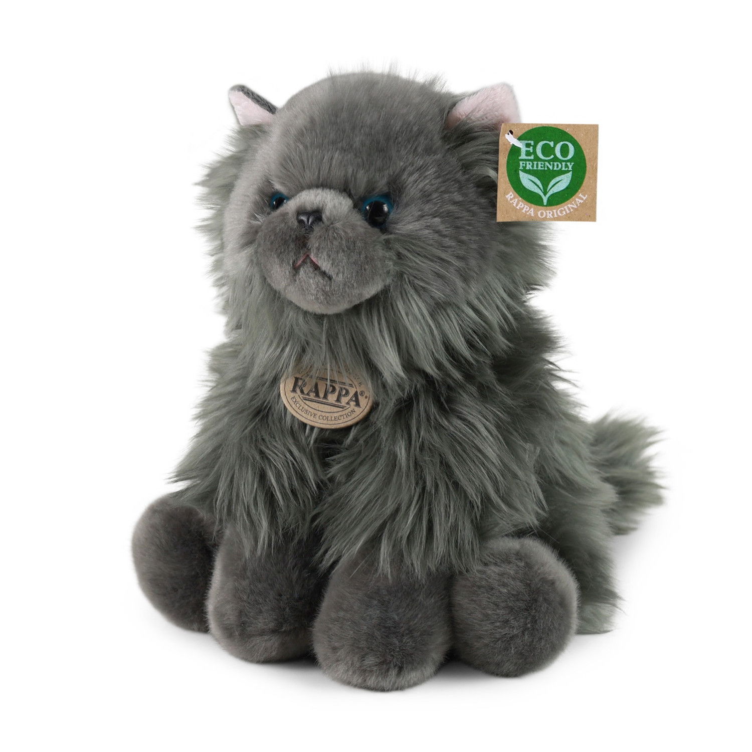 Плюшена Британска сива котка Rappa