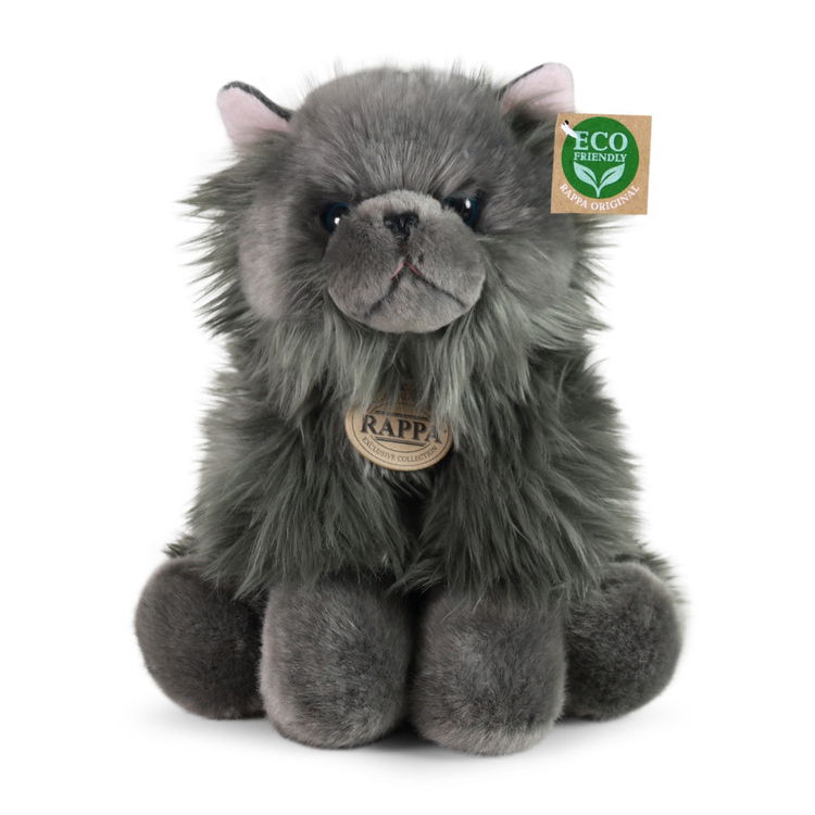Плюшена Британска сива котка Rappa