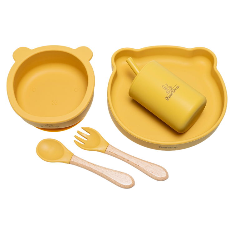 Силиконов комплект за хранене 5 части