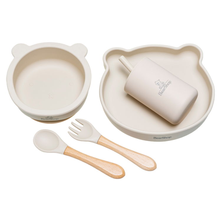 Силиконов комплект за хранене 5 части