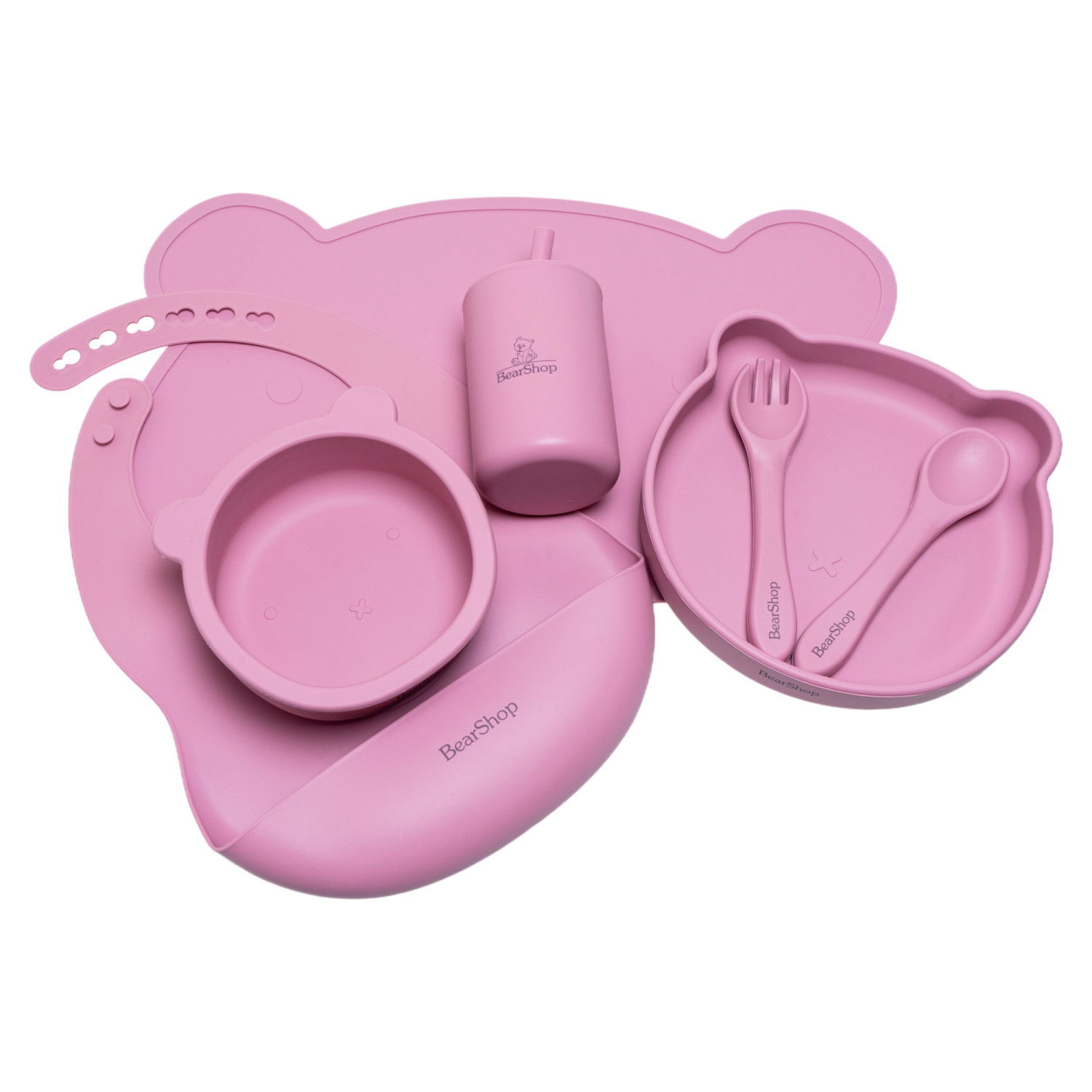 Силиконов комплект за хранене 7 части