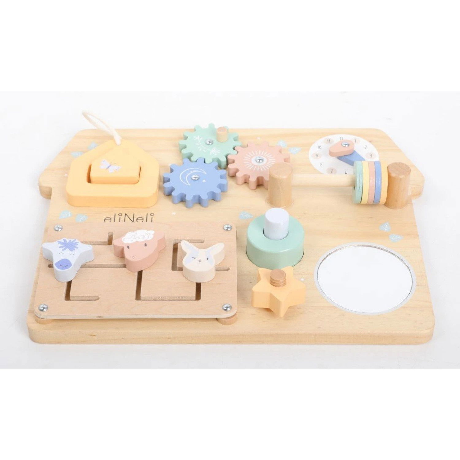 Занимателно табло Ферма с часовник