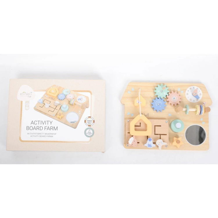 Занимателно табло Ферма с часовник