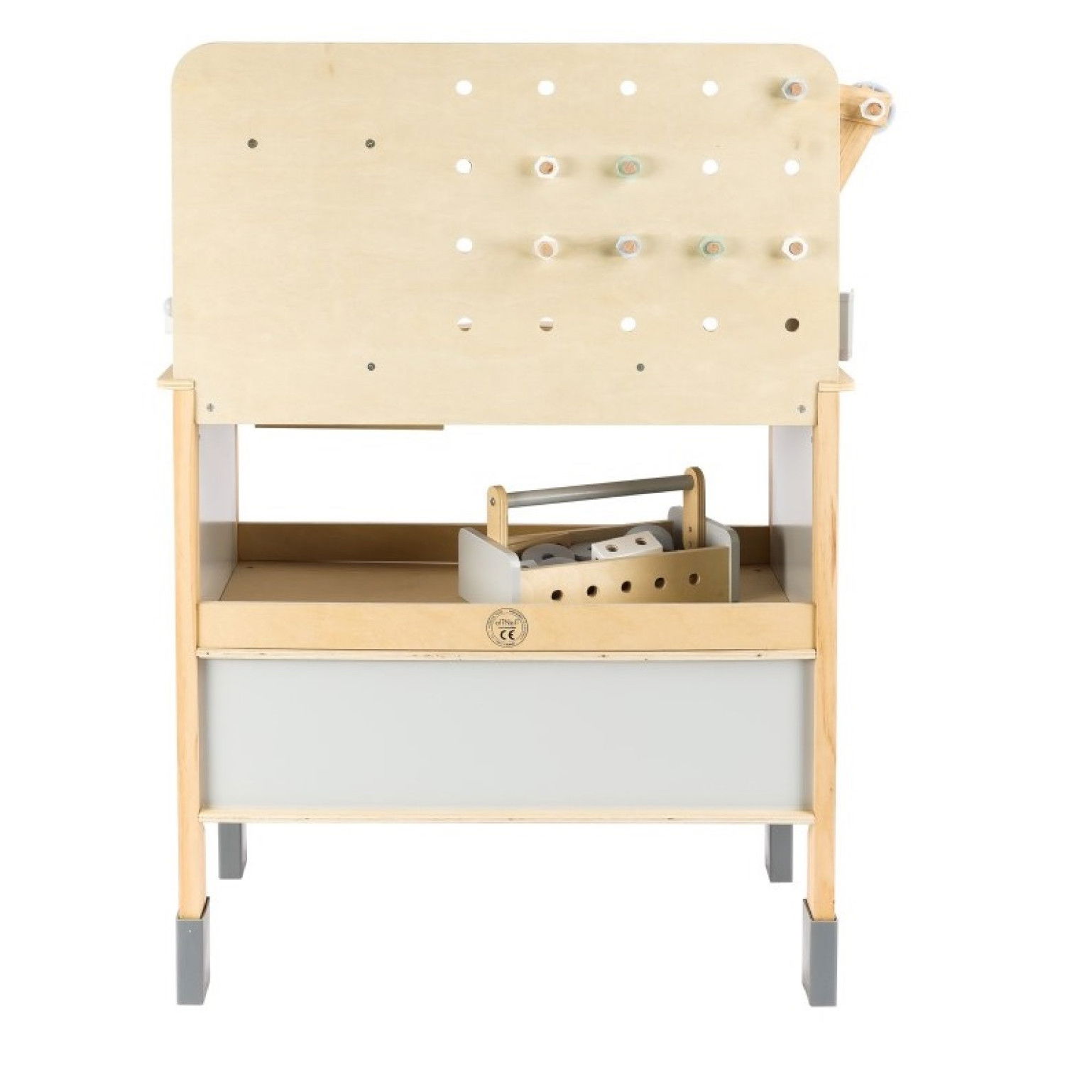 Дървена работилница с инструменти и кран + колан за инструменти