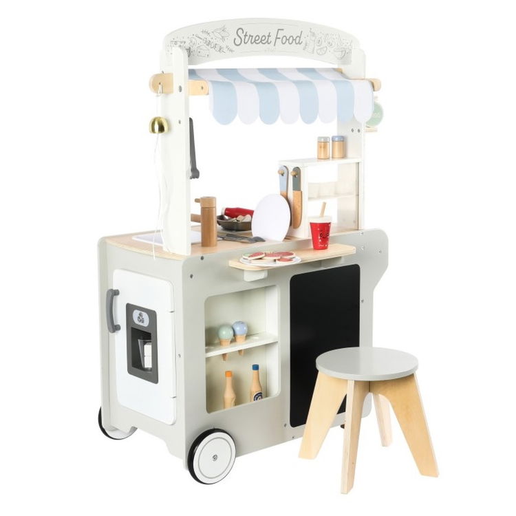 Детски дървен мобилен магазин