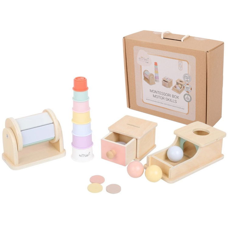 Образователна кутия Монтесори от 10 месеца