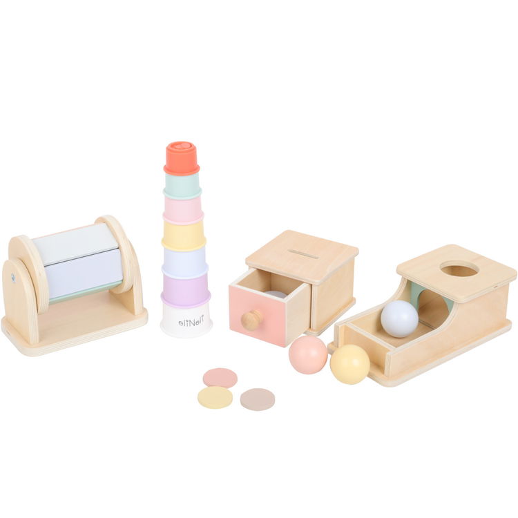 Образователна кутия Монтесори от 10 месеца