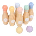 Дървен боулинг за деца