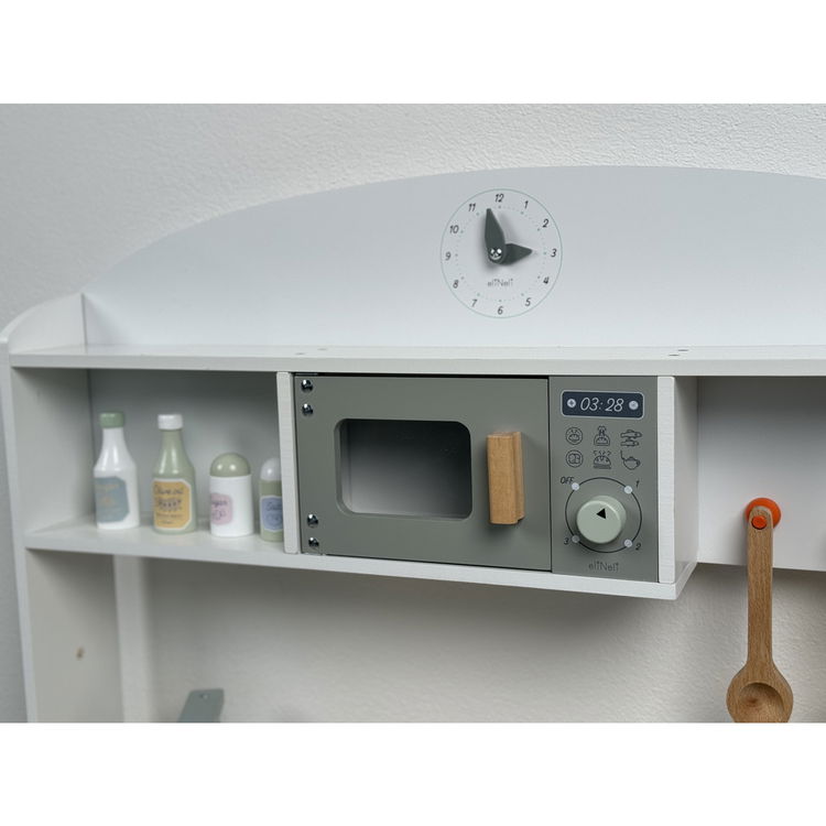 Детска дървена кухня с аксесоари Ели