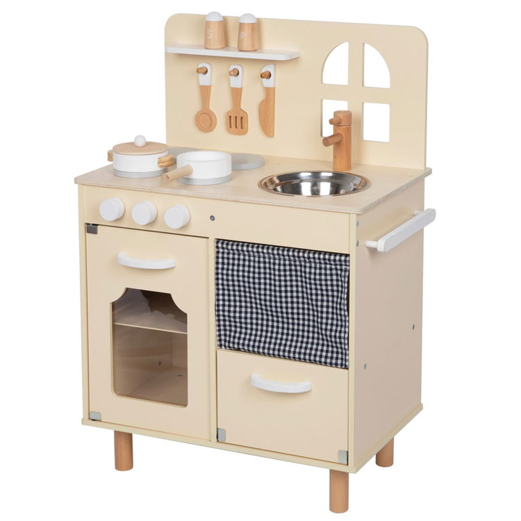 Детска дървена кухня с аксесоари Прованс