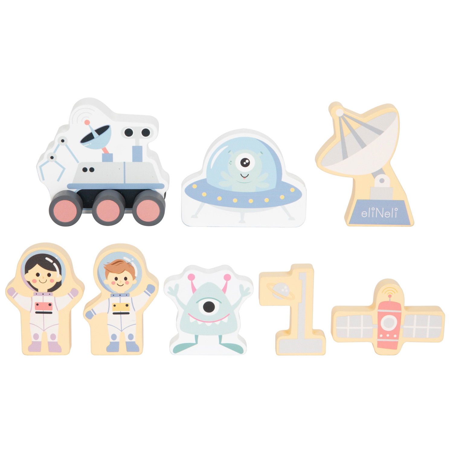 Дървена ракета с асансьор и аксесоари