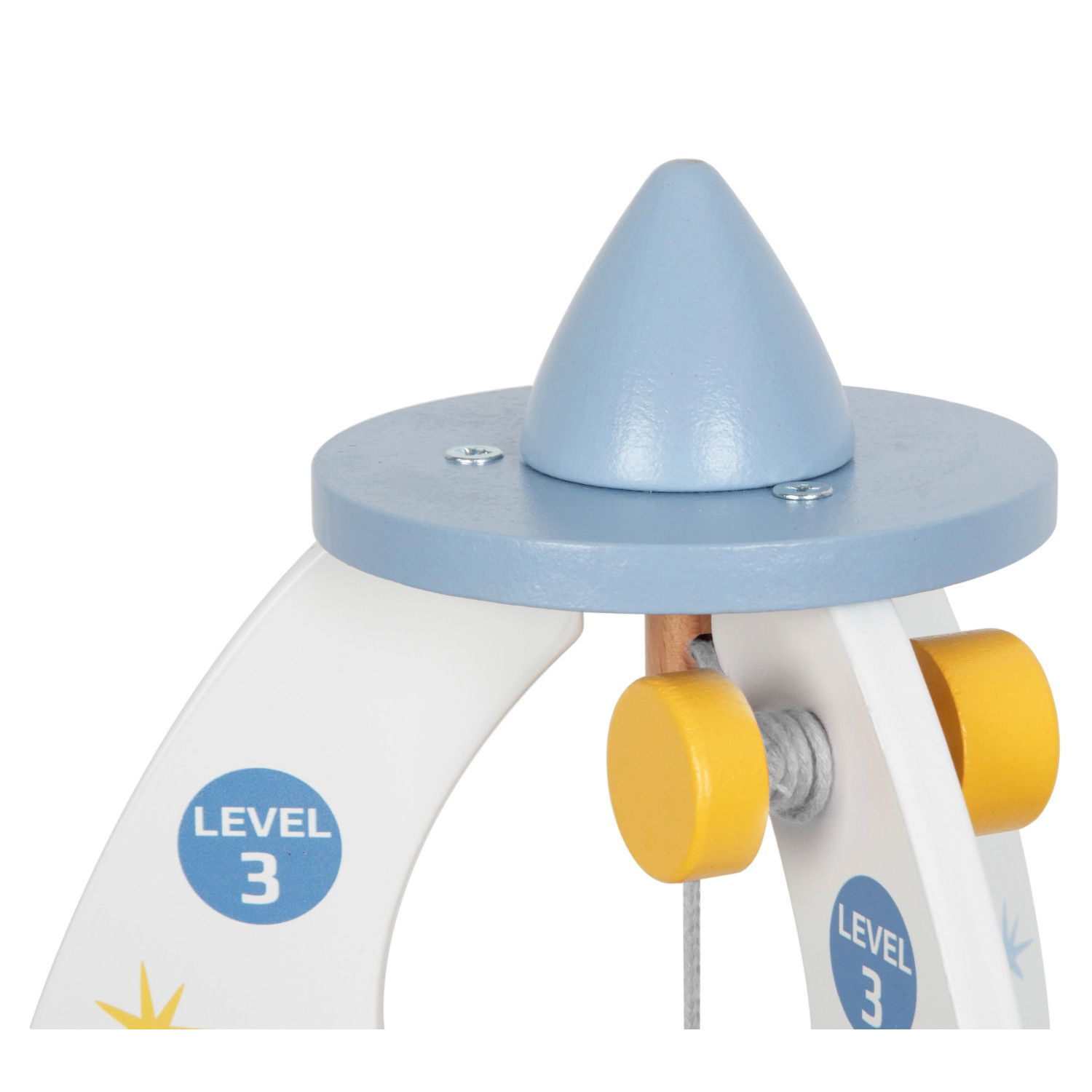 Дървена ракета с асансьор и аксесоари