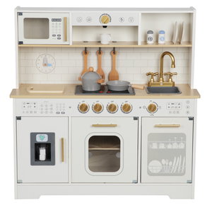 Детска дървена кухня с аксесоари Deluxe