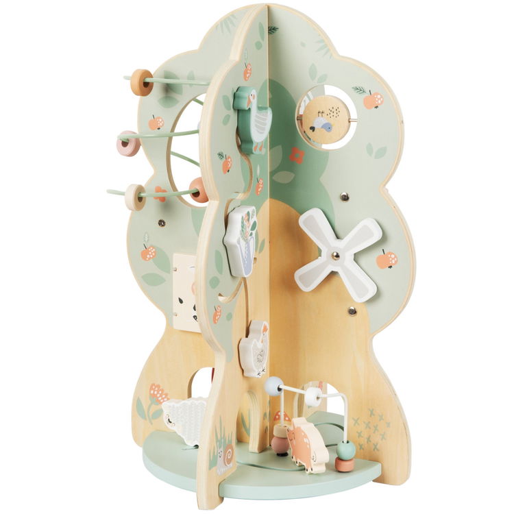 Занимателна играчка Дърво с животни