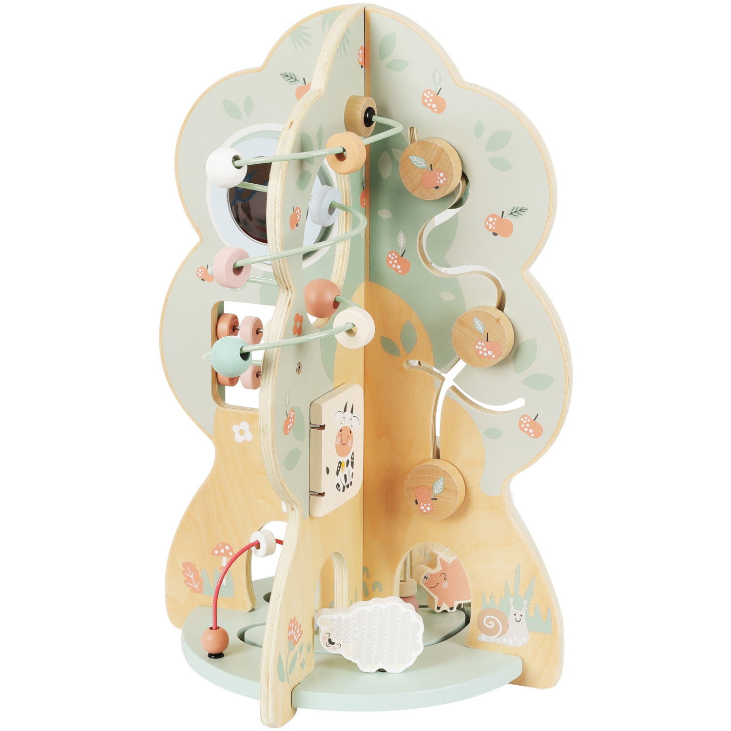 Занимателна играчка Дърво с животни