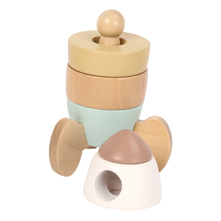 Комплект дървени играчки за баланс и редене