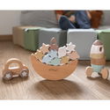 Комплект дървени играчки за баланс и редене