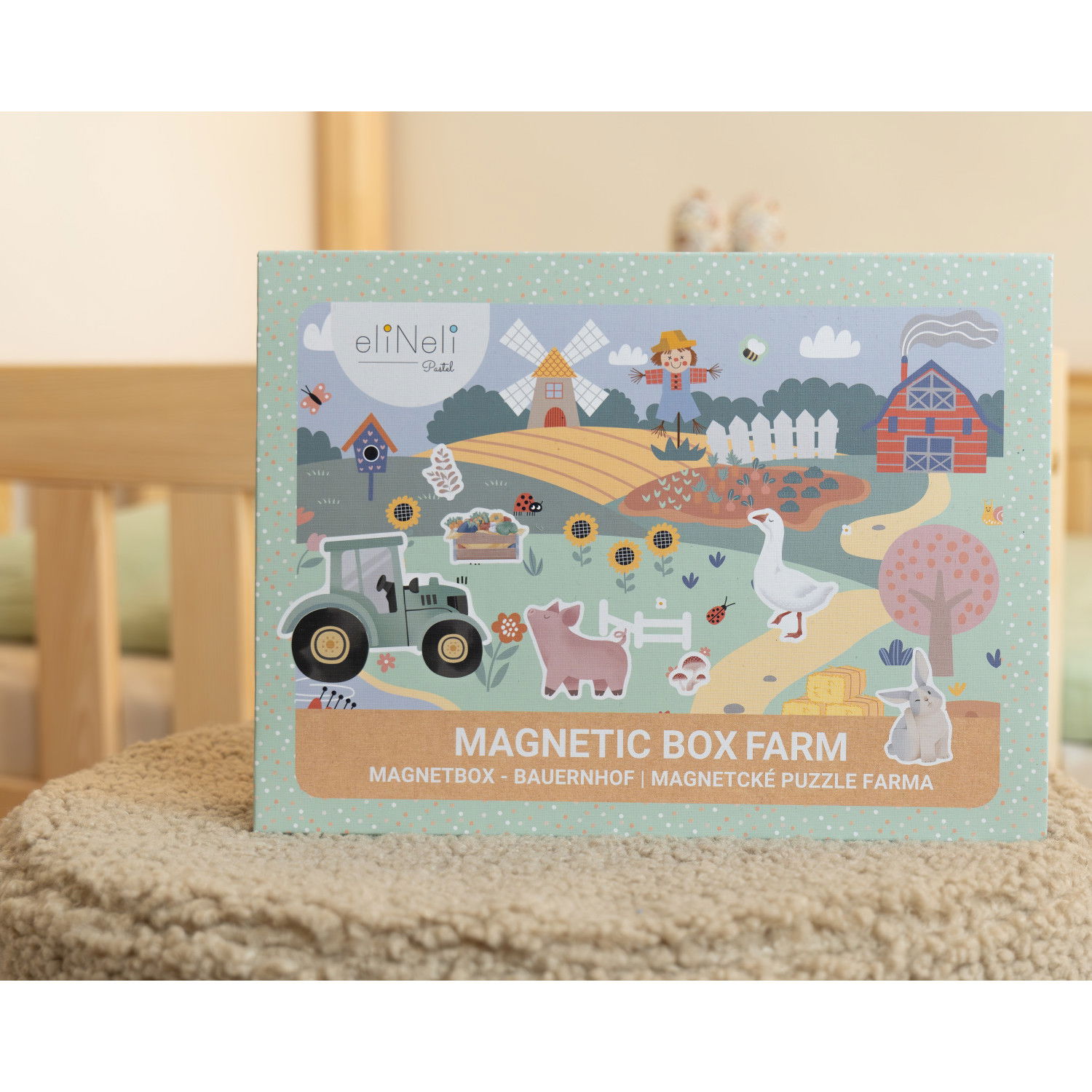 Магнитна игра - пъзел 2в1 Ферма