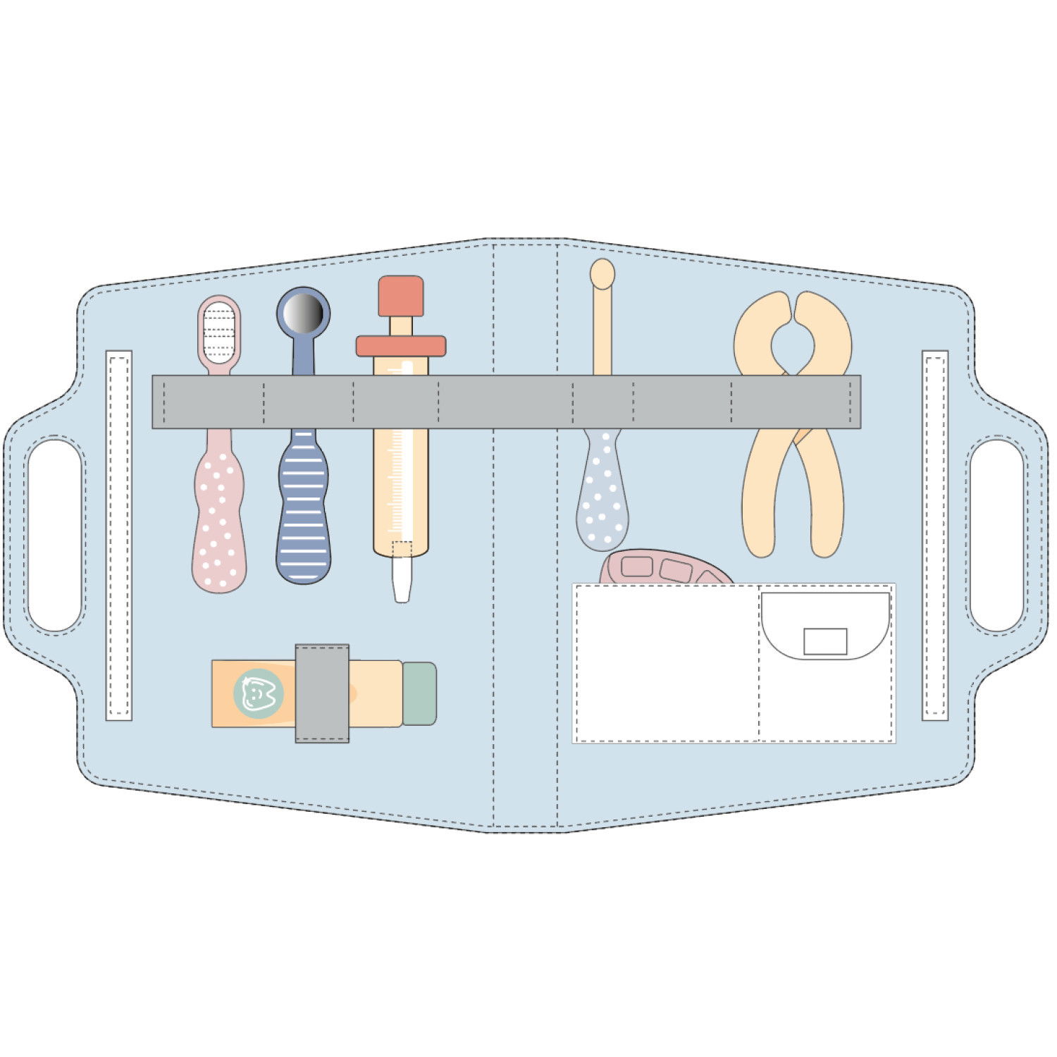 Докторска чанта за деца - Зъболекар