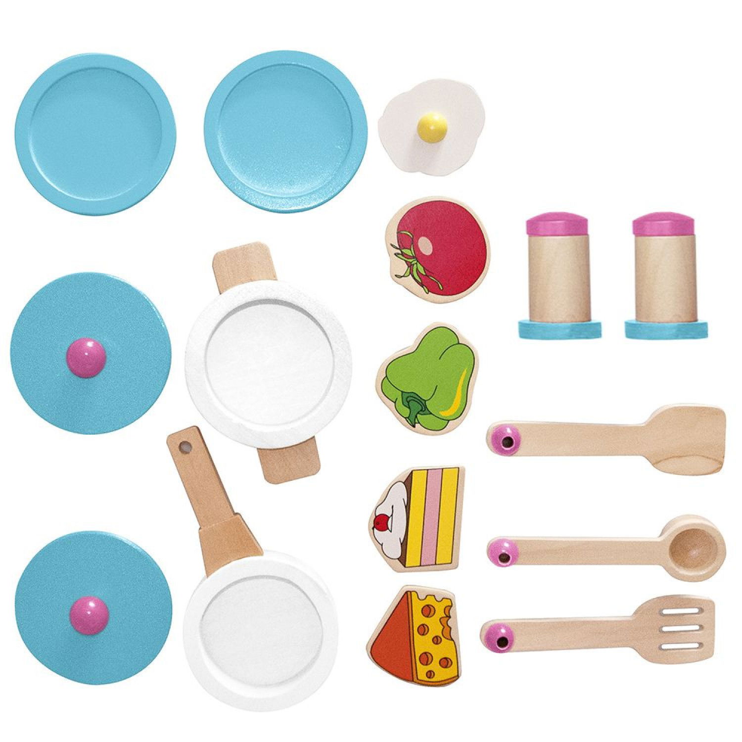 Дървена кухня с аксесоари Еднорог