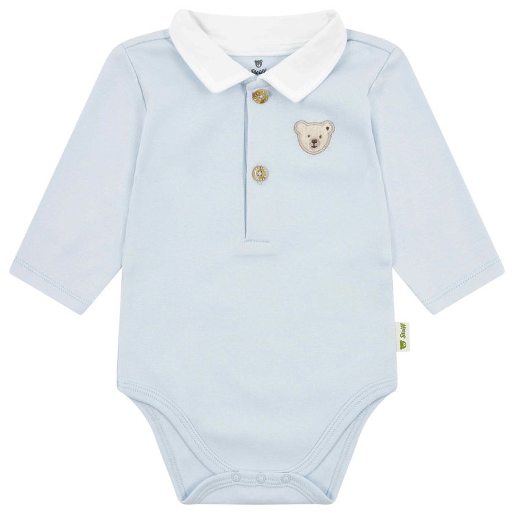 Боди с дълъг ръкав и яка Steiff