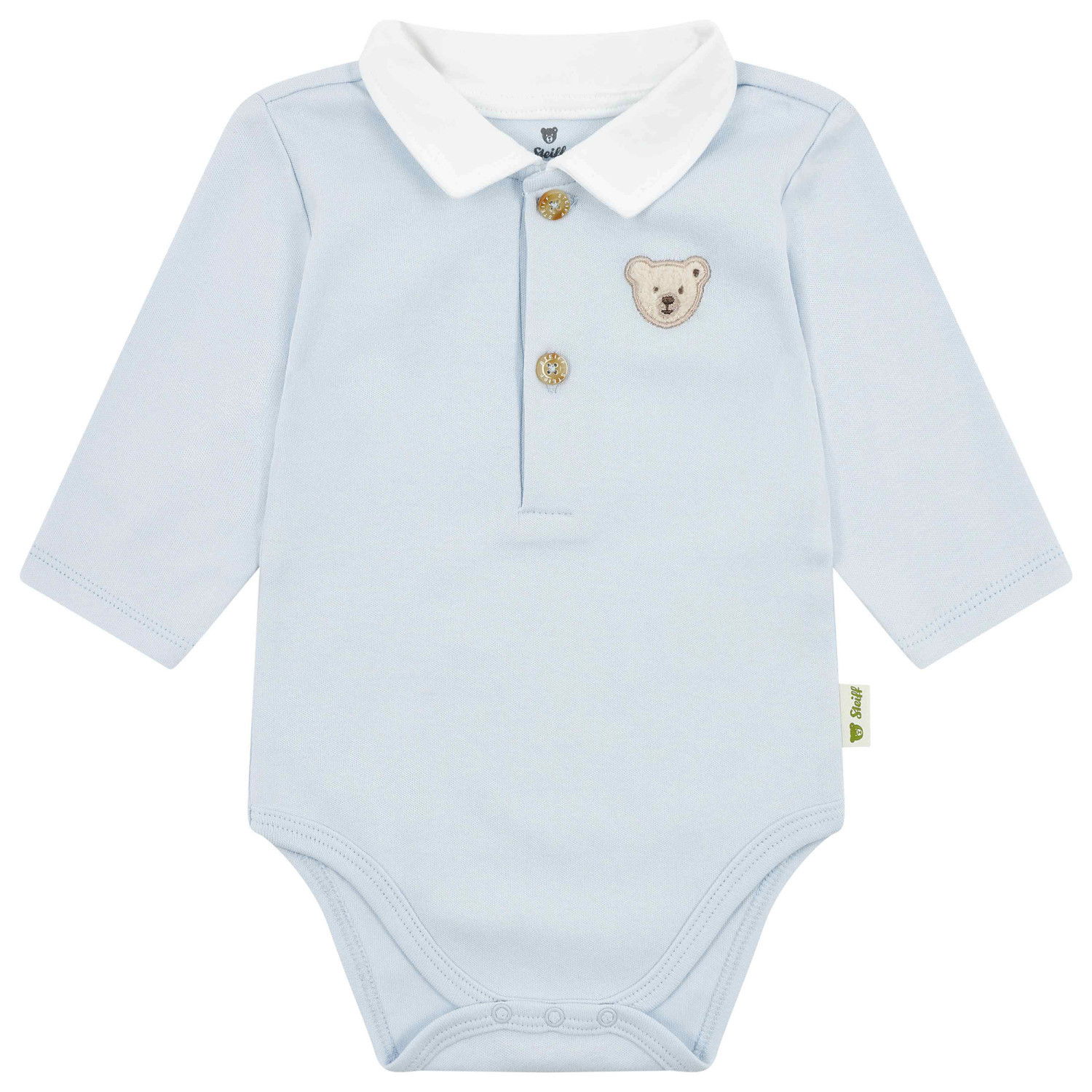 Боди с дълъг ръкав и яка Steiff