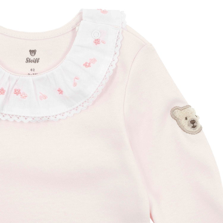 Боди с дълъг ръкав и яка Steiff