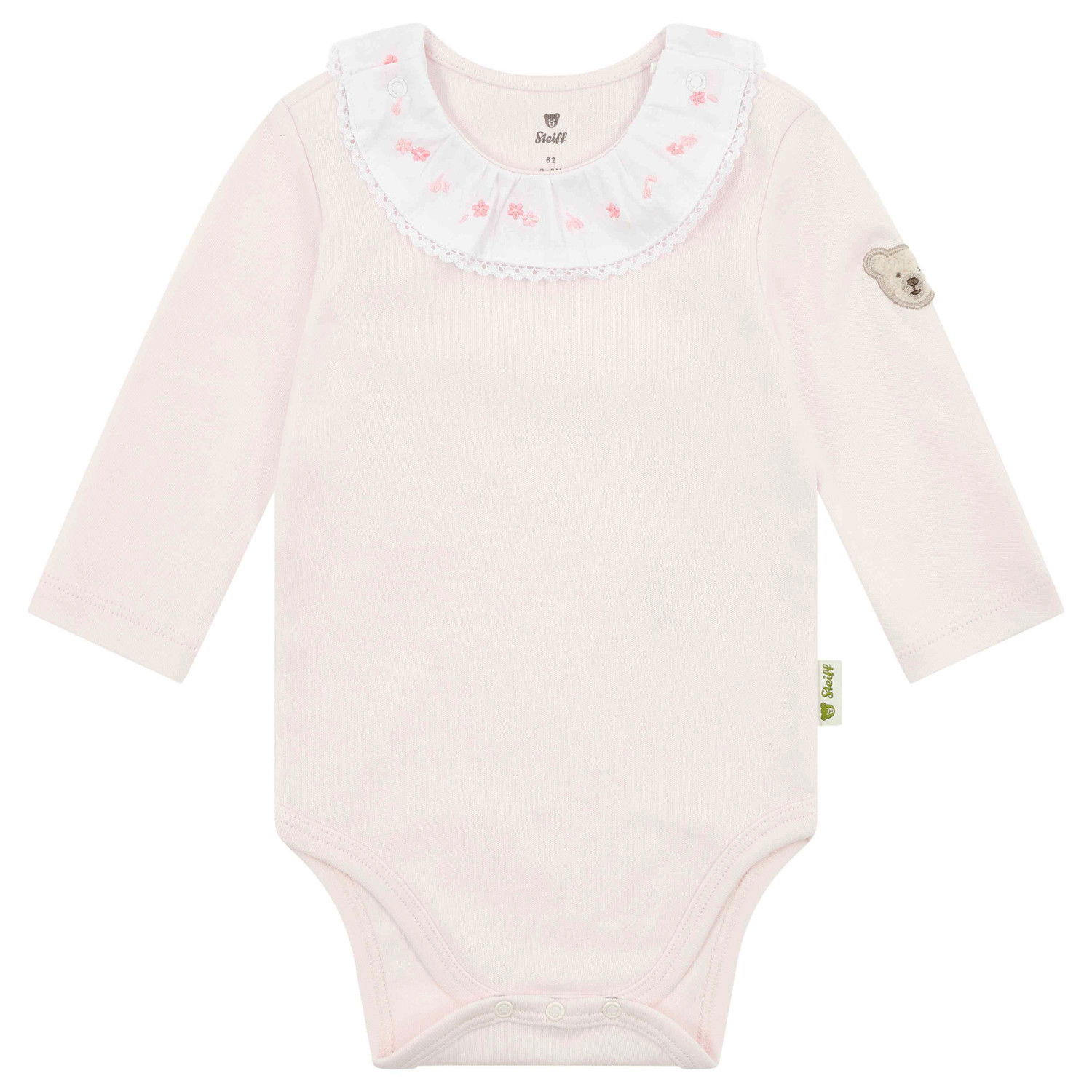 Боди с дълъг ръкав и яка Steiff