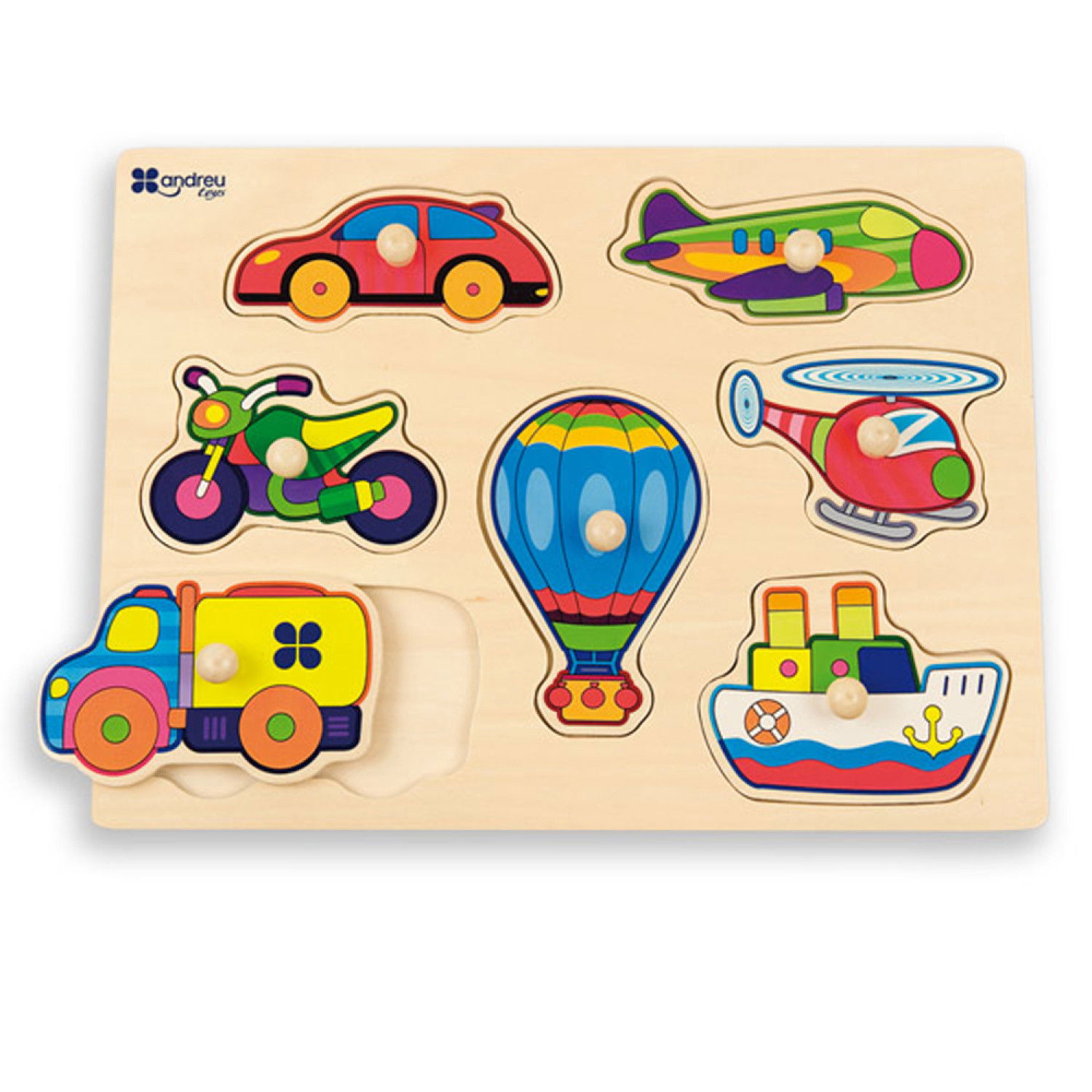 Дървен пъзел Транспортни средства
