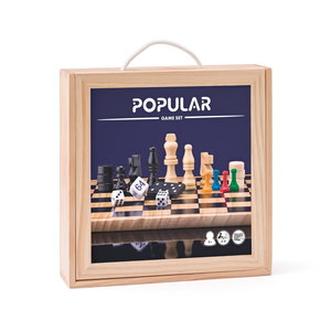 Луксозен комплект класически настолни игри