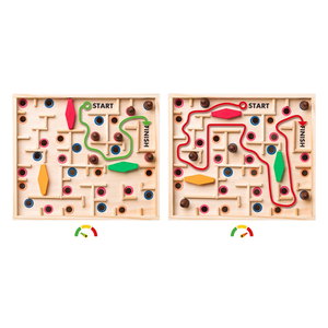 Дървена игра Лабиринт с топче