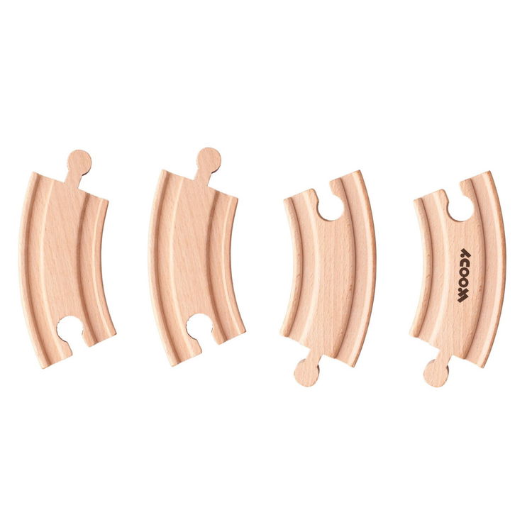 Дървен ЖП аксесоар - Релси за влак