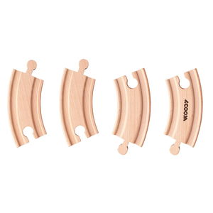 Дървен ЖП аксесоар - Релси за влак