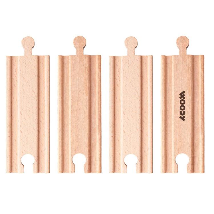 Дървен ЖП аксесоар - Релси за влак