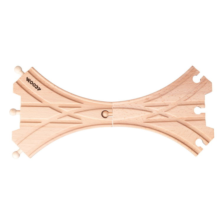 Дървен ЖП аксесоар - Х разклонение