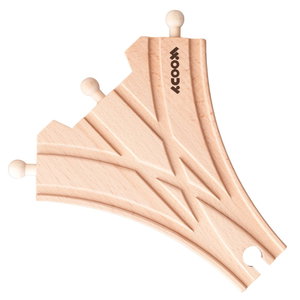 Дървен ЖП аксесоар - Х разклонение