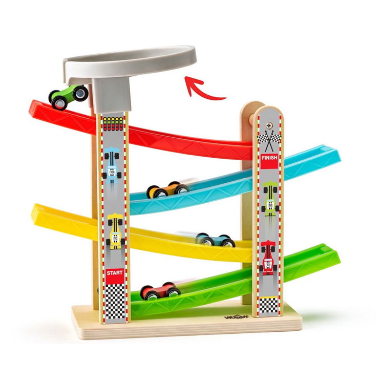 Дървено роли с платформа