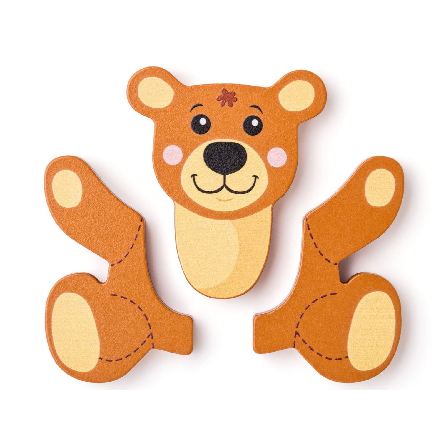 Дървен бебешки пъзел