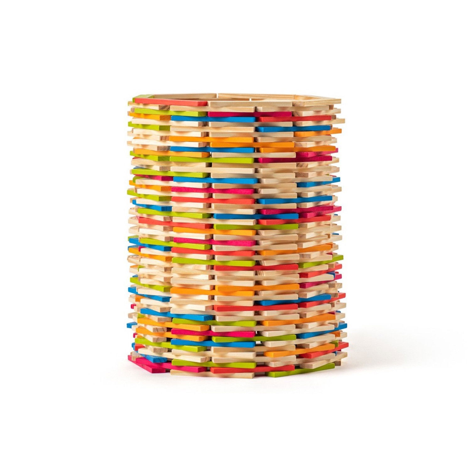 Дървени цветни плочки Емма, 200 части