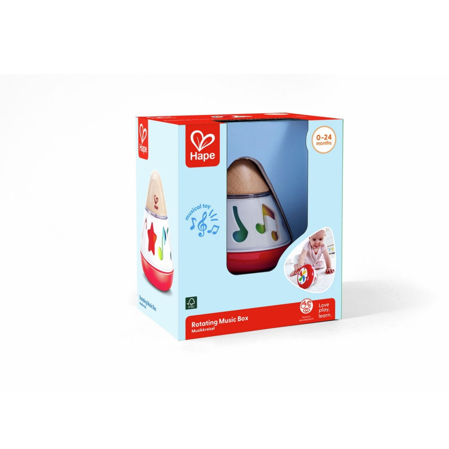 Въртяща се музикална кутия, Hape