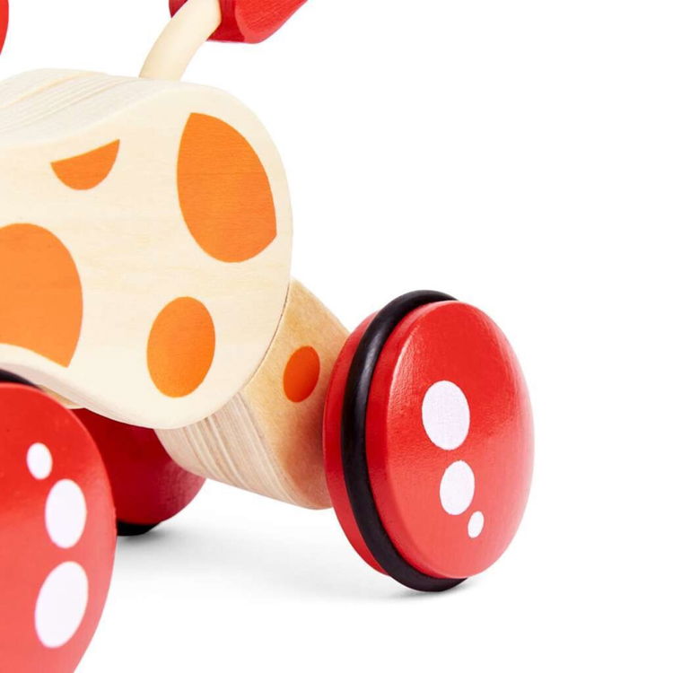 Дървена играчка за дърпане кученцето Пепе, Hape