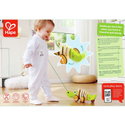 Дървена играчка за дърпане Крокодил, Hape