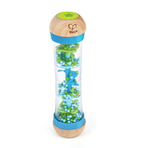 Дървена бебешка дрънкалка - Дъждовни капки с мъниста, Hape