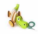 Дървена играчка за дърпане Крокодил, Hape