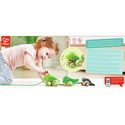 Дървена играчка за дърпане Семейство Жабки, Hape