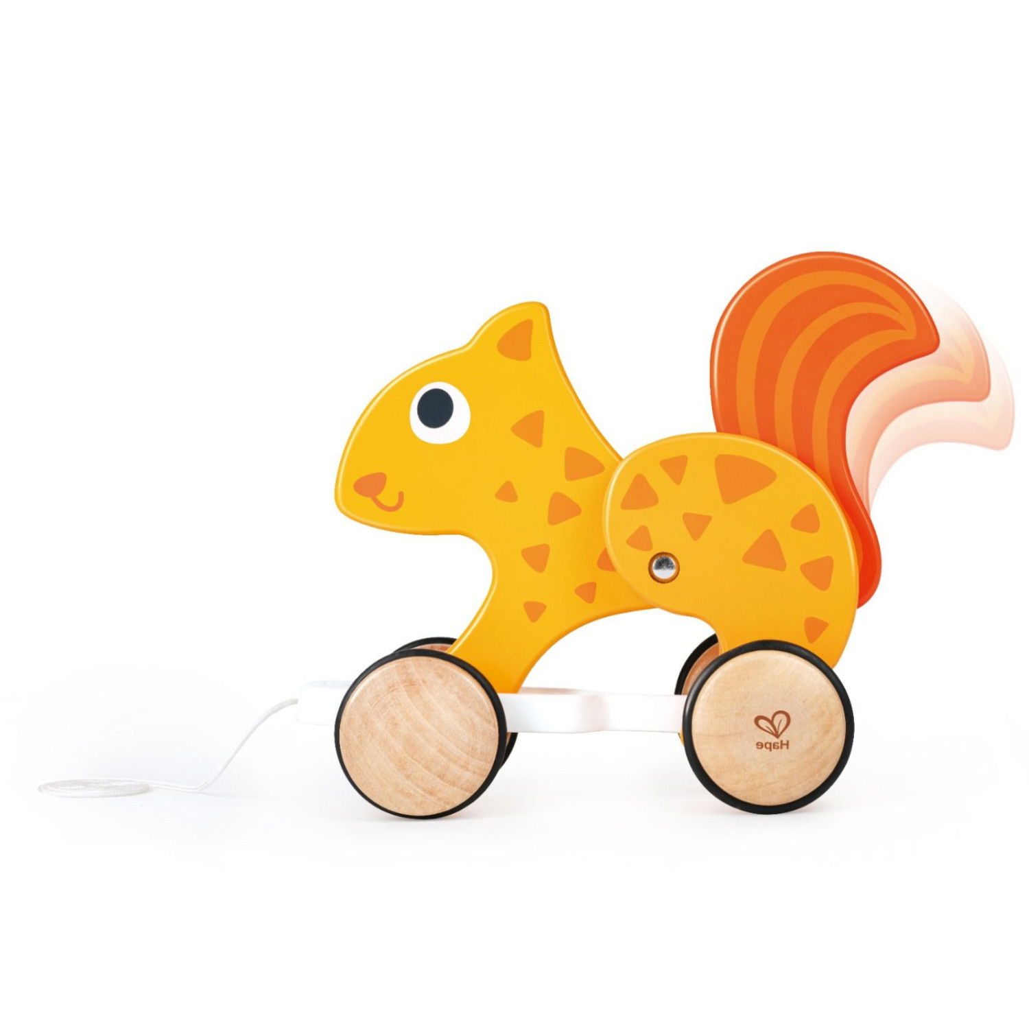 Дървена играчка за дърпане Катеричка, Hape