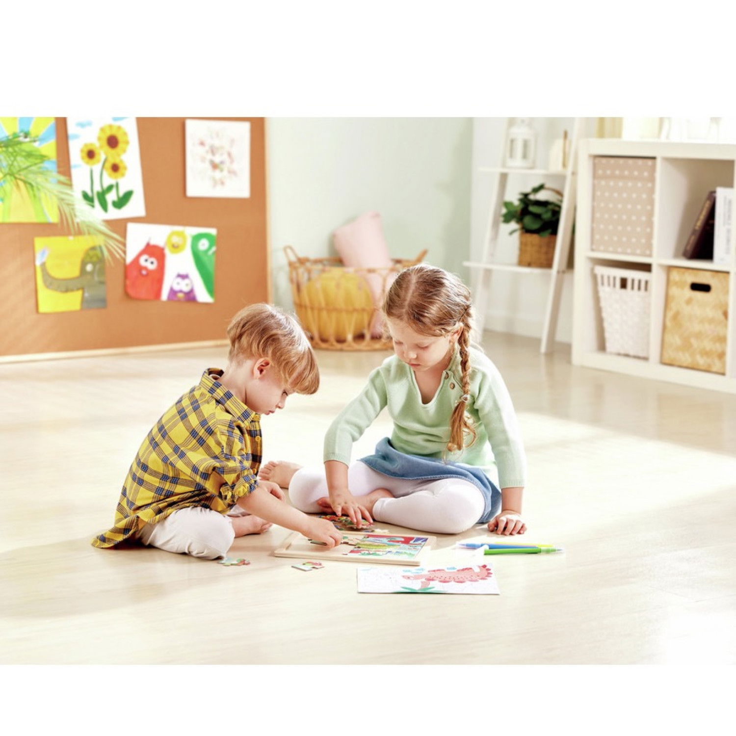 Дървен пъзел Динозаврите, Hape