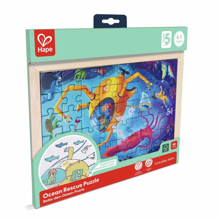 Дървен пъзел Океан, Hape