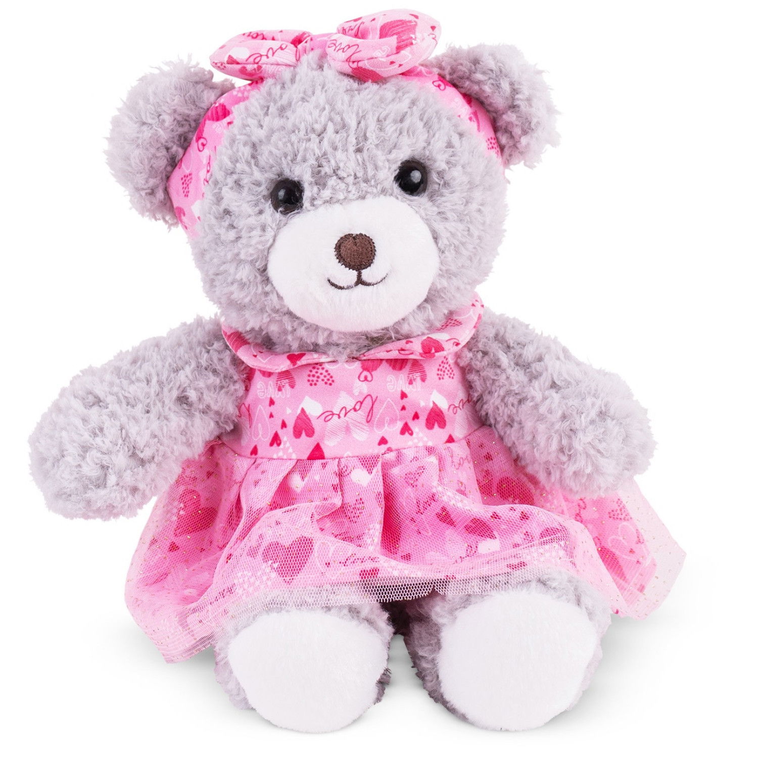 Плюшено мече с рокля