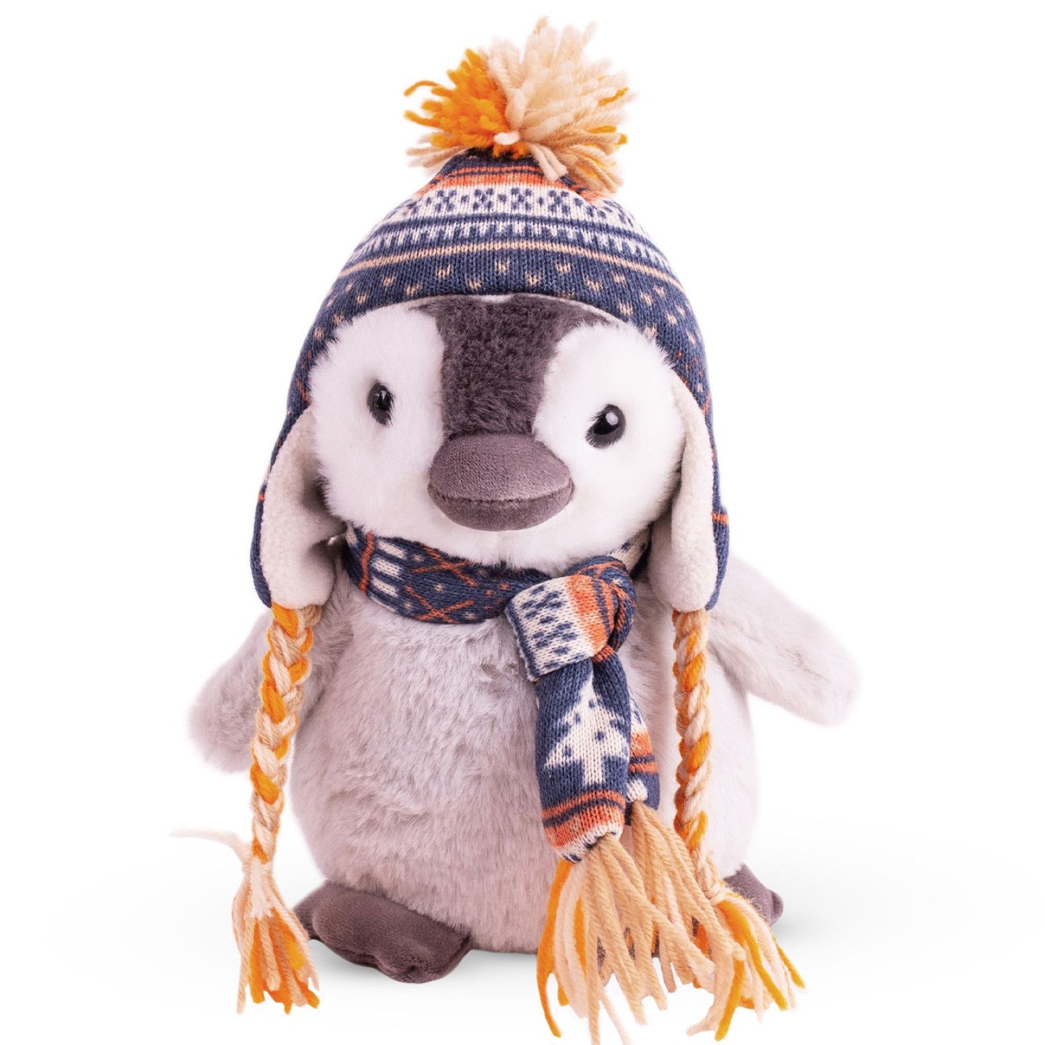 Плюшен пингвин с шапка